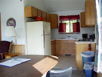 Roomy kitchen